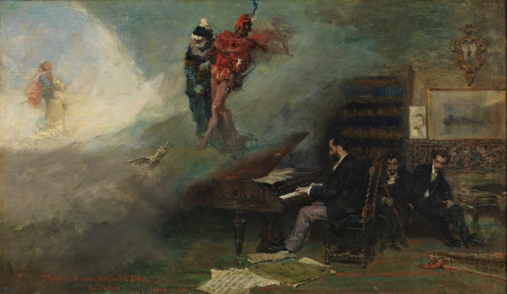 Fantasy on Faust (1866) by Mariano Fortuny Yy Marsal, Copyright Museo Nacional del Prado.