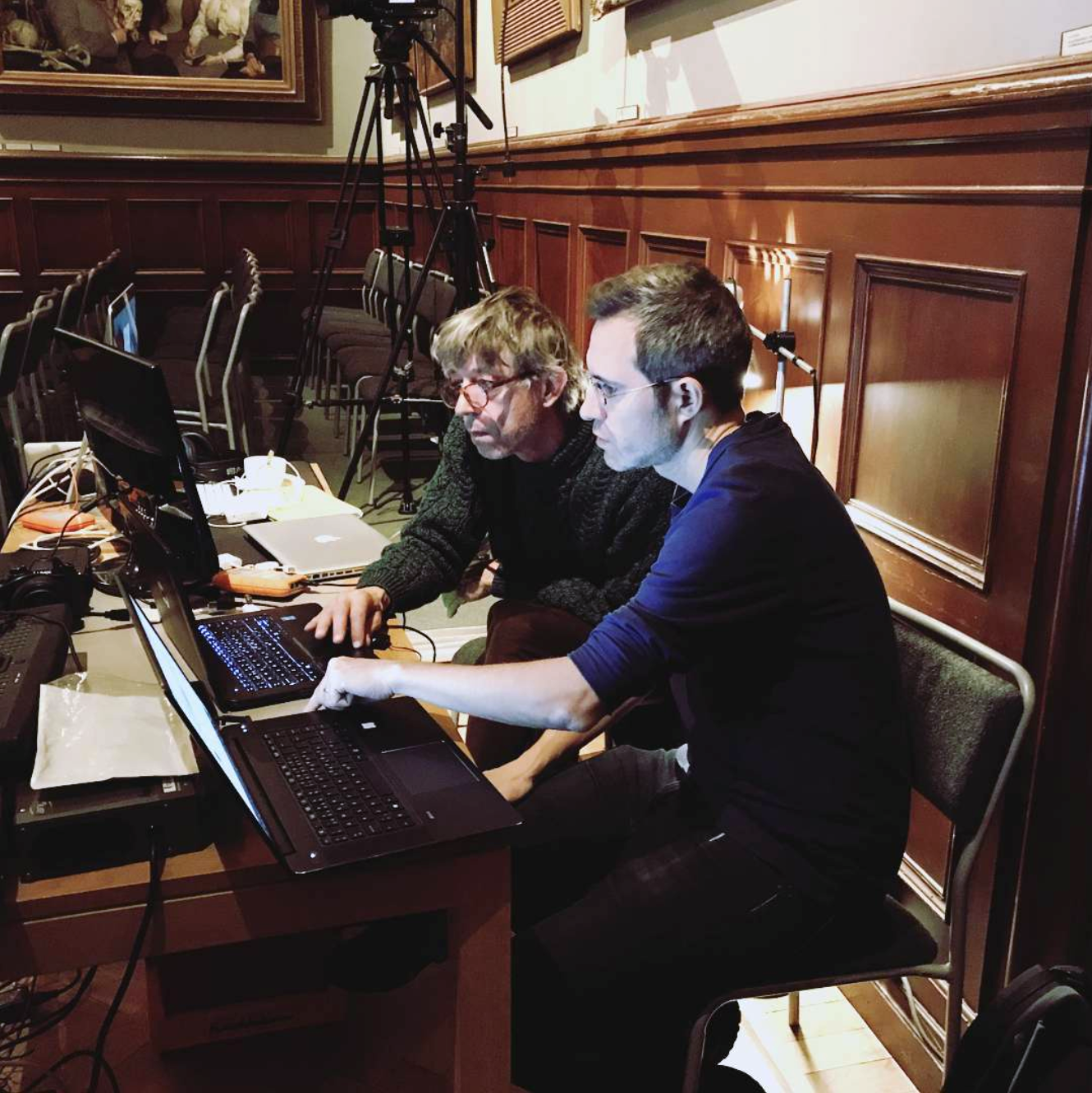 Luca Scarzella och Johan Sandback